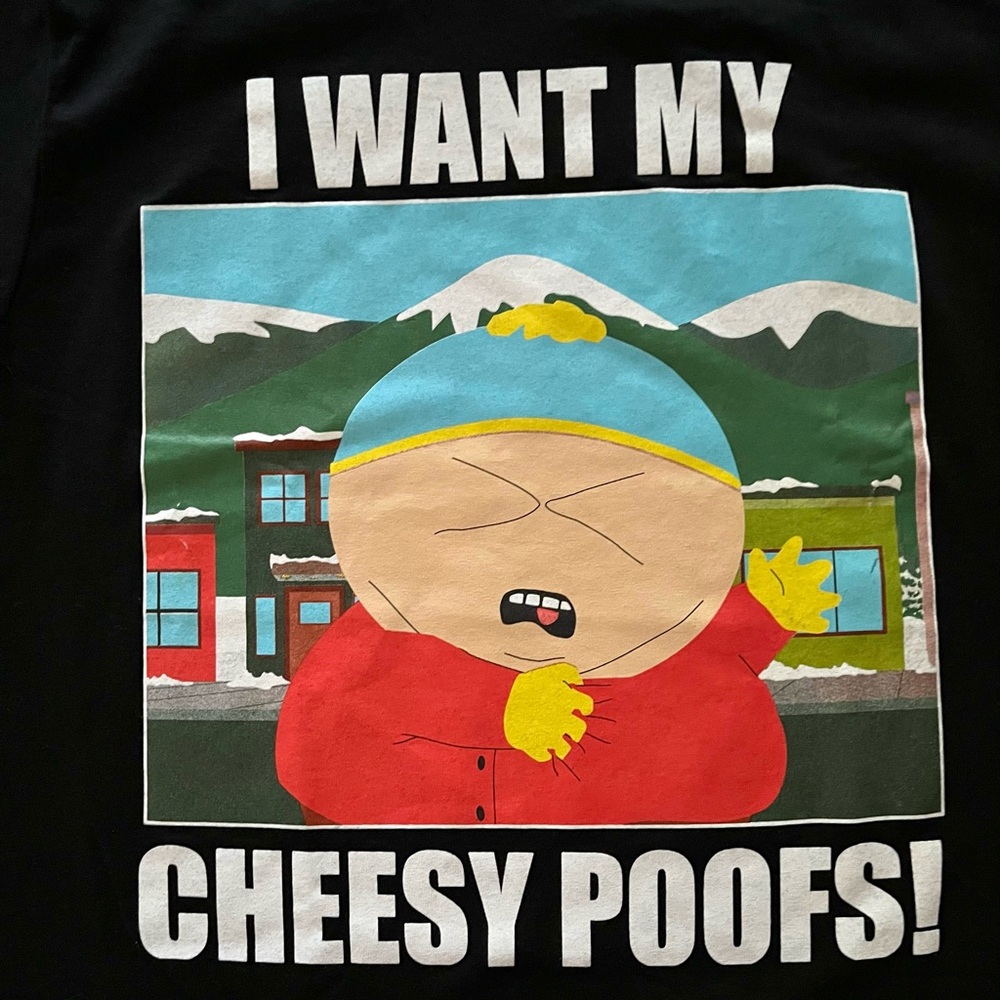 South Park I want My Cheesy Puffs T-shirt size small
